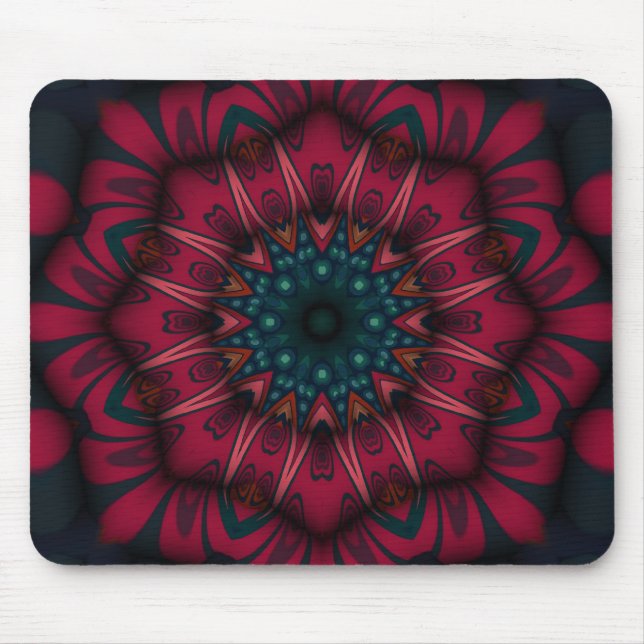 Geometric Mandala Mouse Pad (Front)
