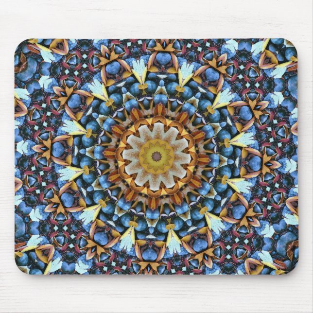 Geometric Mandala Mouse Pad (Front)