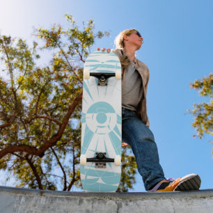 Geometric Mandala Pattern Skateboard