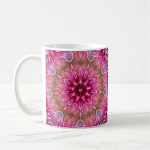 Geometric Mandala Pink Flower Pattern-67545 Coffee Mug
