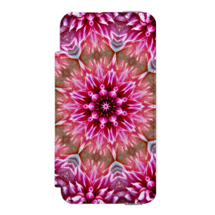 Geometric Mandala Pink Flower Pattern-67545 Incipio Watson™ iPhone 5 Wallet Case