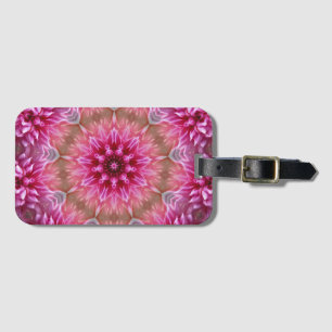 Geometric Mandala Pink Flower Pattern-67545 Luggage Tag