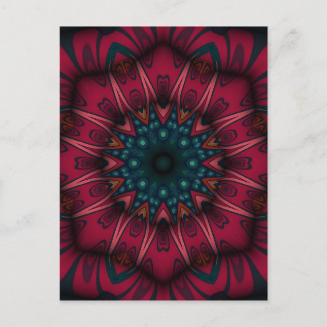 Geometric Mandala Postcard (Front)