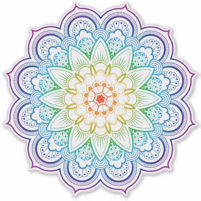 Geometric Mandala transparent (Front)