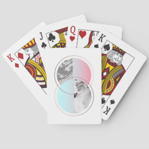 Geometric Marble Scandi Design Playing Cards
