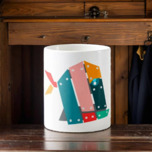 Geometric Mechanical Fish Mug