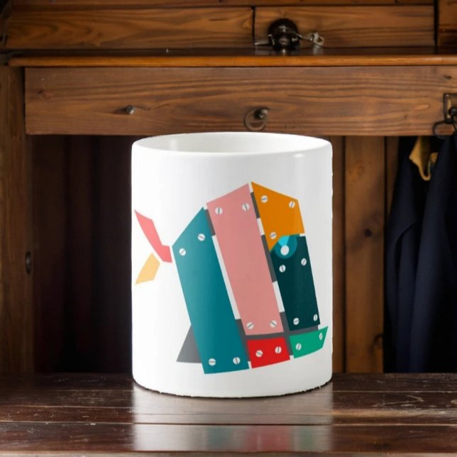 Geometric Mechanical Fish Mug (Creator Uploaded)