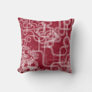 Geometric Mess Throw Pillow