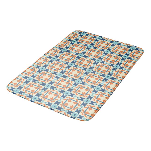 Geometric Mirage Bath Mat (Angled)