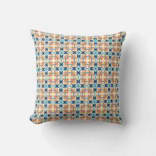 Geometric Mirage Throw Pillow