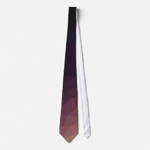 Geometric modern pink/violet/black men tie