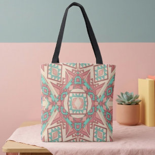 Geometric Modern Southwest Pattern Tote Bag
