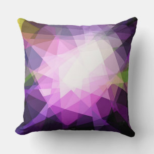 Geometric Mosaic Abstract Art #28 Throw Pillow