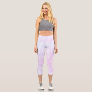 Geometric Mosaic Design Capri Leggings