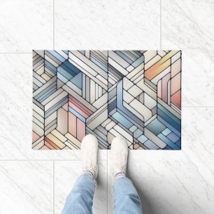 Geometric Mosaic Doormat