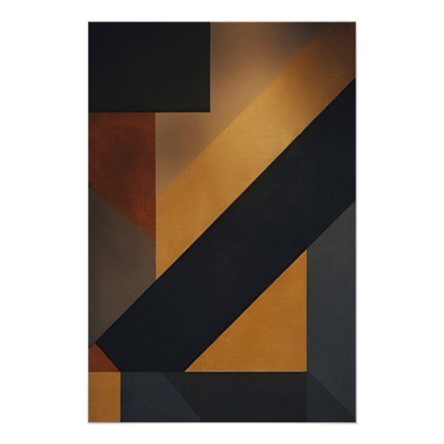 Geometric Mosaic Poster (Front)