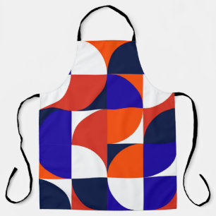 Geometric mural background. Modern and vibrant com Apron