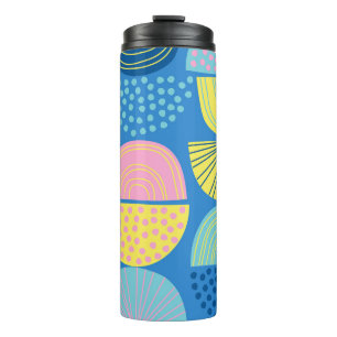 Geometric Nordic: Modern Abstract Background. Thermal Tumbler