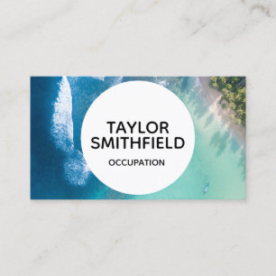 geometric ocean business card