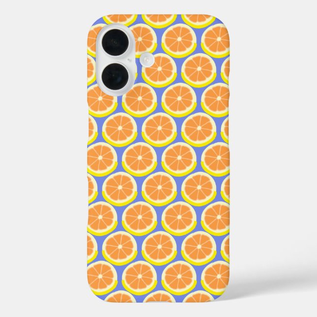 Geometric Orange Slices Amalfi Coast Case-Mate iPhone Case (Back)
