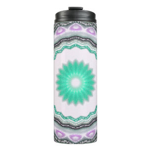 geometric ornament. Decorative mosaic texture. abs Thermal Tumbler