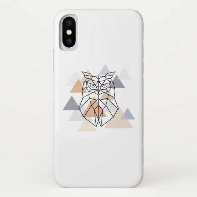 Geometric Owl Design Case-Mate iPhone Case (Back)