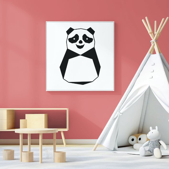 Geometric Panda Poster (Creator Uploaded)