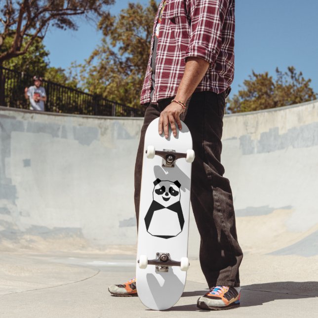 Geometric Panda Skateboard (Outdoor 2)