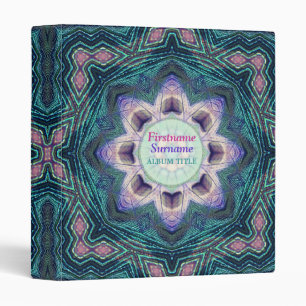Geometric Passioflora Star Album Binder