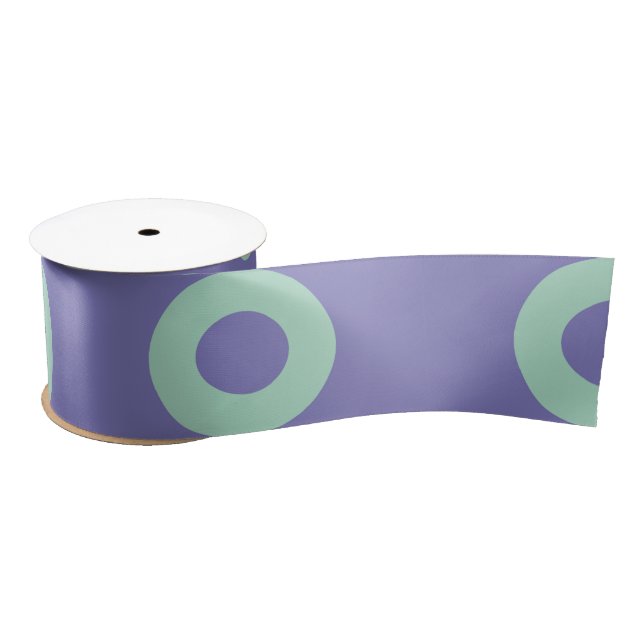Geometric Pattern 14 Satin Ribbon (Spool)