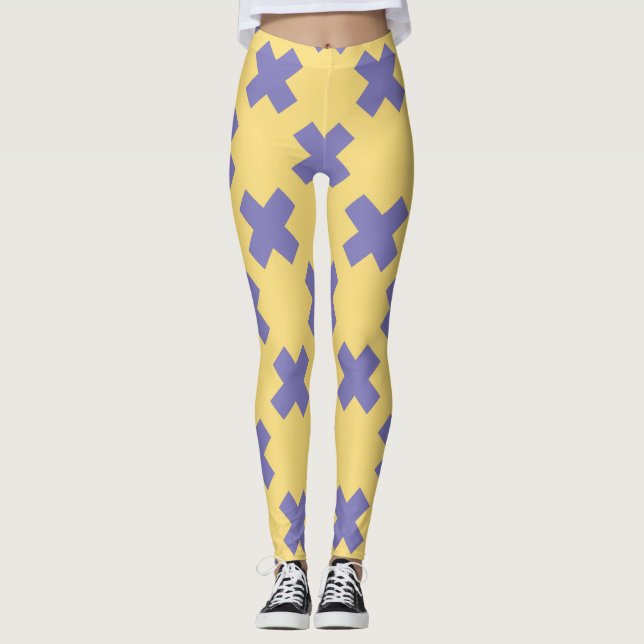 Geometric Pattern 18 Leggings (Front)