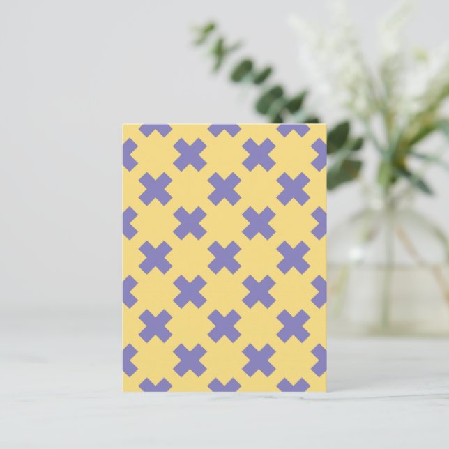 Geometric Pattern 18 Postcard (Standing Front)