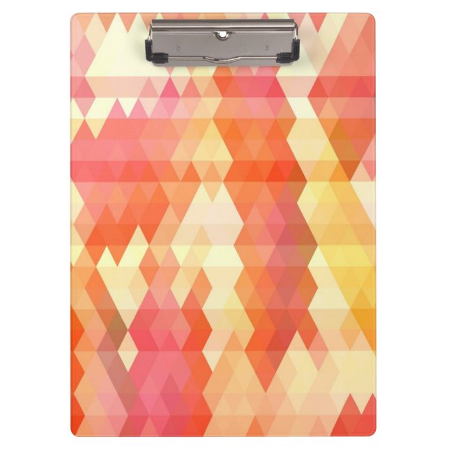 Geometric pattern 1 clipboard (Front)