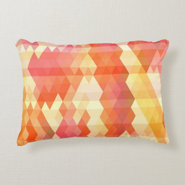Geometric pattern 1 decorative pillow (Front)
