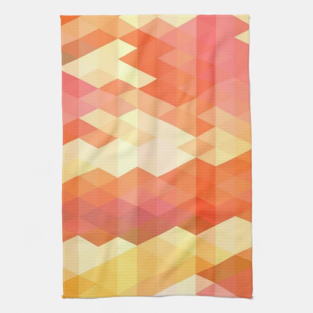 Geometric pattern 1 kitchen towel (Vertical)