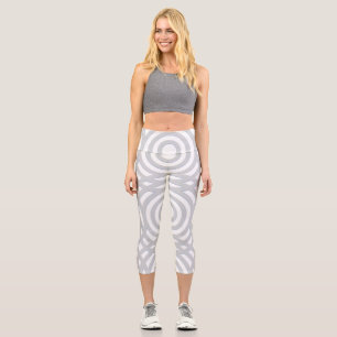 Geometric Pattern 22 Capri Leggings