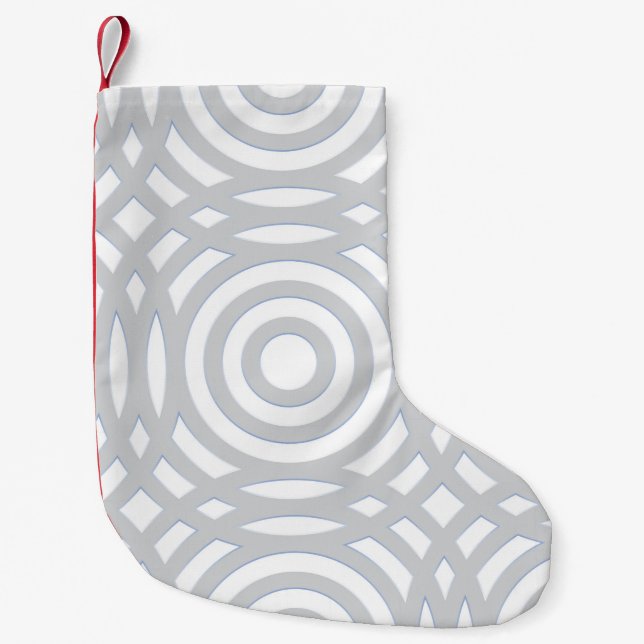 Geometric Pattern 22 Small Christmas Stocking (Front)