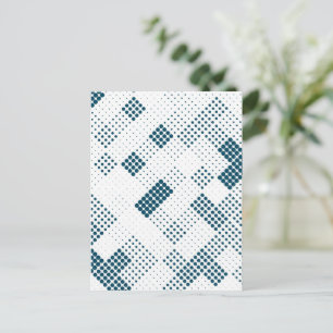 Geometric Pattern 24 Announcement Postcard