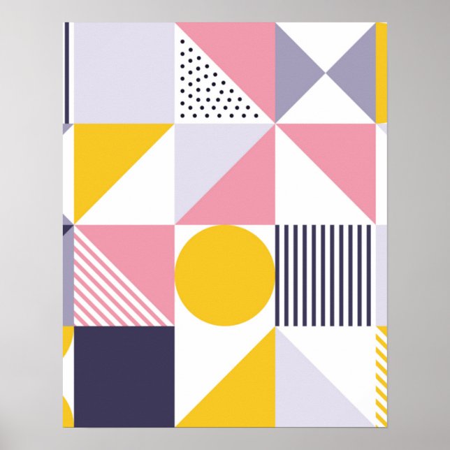 Geometric Pattern 26 Poster (Front)