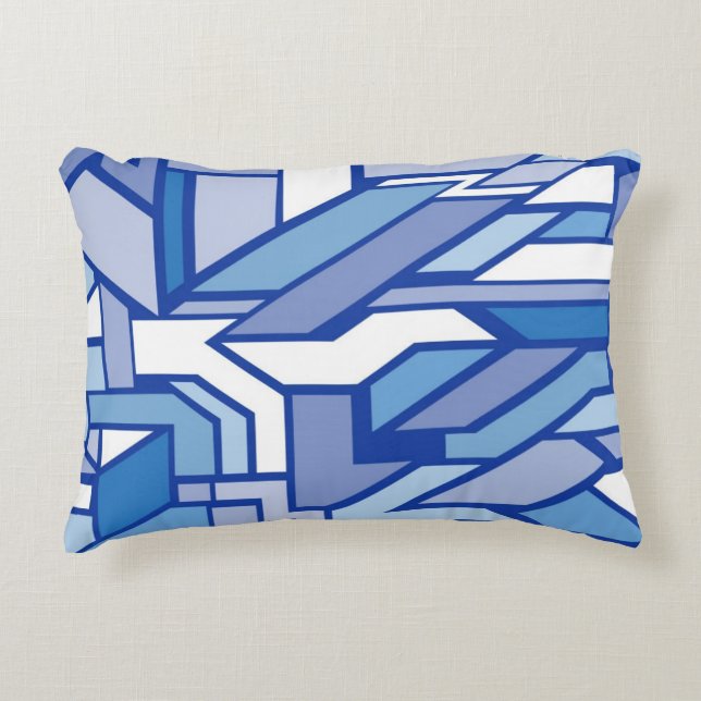 Geometric pattern 2 accent pillow (Front)
