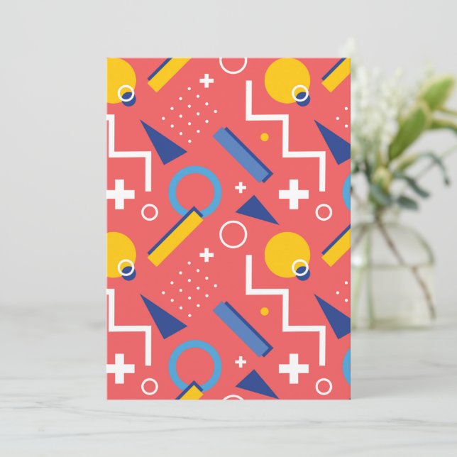 Geometric Pattern 2 Card (Standing Front)