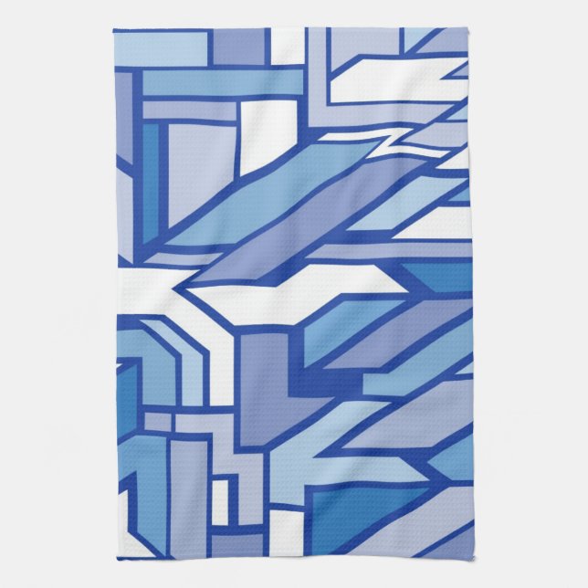 Geometric pattern 2 kitchen towel (Vertical)