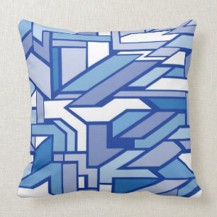 Geometric pattern 2 throw pillow