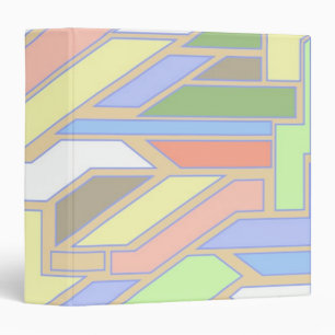 Geometric pattern 3 binder