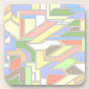Geometric pattern 3 coaster