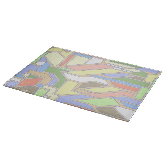 Geometric pattern 3 cutting board (Corner)