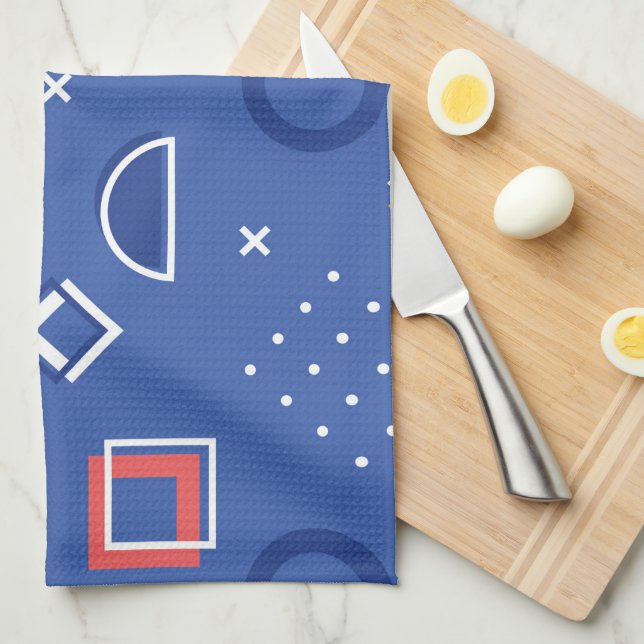 Geometric Pattern 3 Kitchen Towel (Quarter Fold)