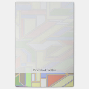 Geometric pattern 3 post-it notes