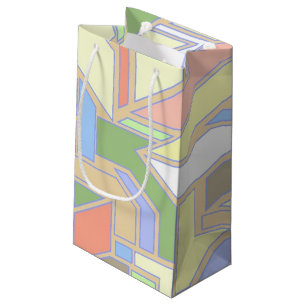 Geometric pattern 3 small gift bag