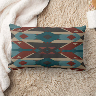 Geometric Pattern 4 Lumbar Pillow